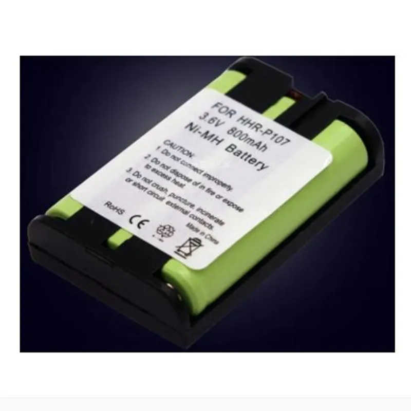 3.6V 800Mah Ni-mh Rechargeable Battery For HHR-P107 Cordless Phone P107