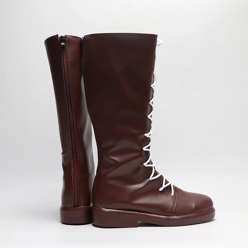 Frieren: Voorbij Het Einde Van De Reis Cosplay Shutaruku Grimmige Cosplay Schoenen Laarzen Unisex Rol Spelen Schoenen Elke Maat