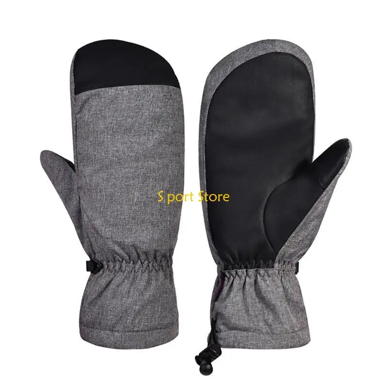 

U2JB Windproof Ski Gloves Touchscreens Glove Warm Snowboard Mittens for Men Women