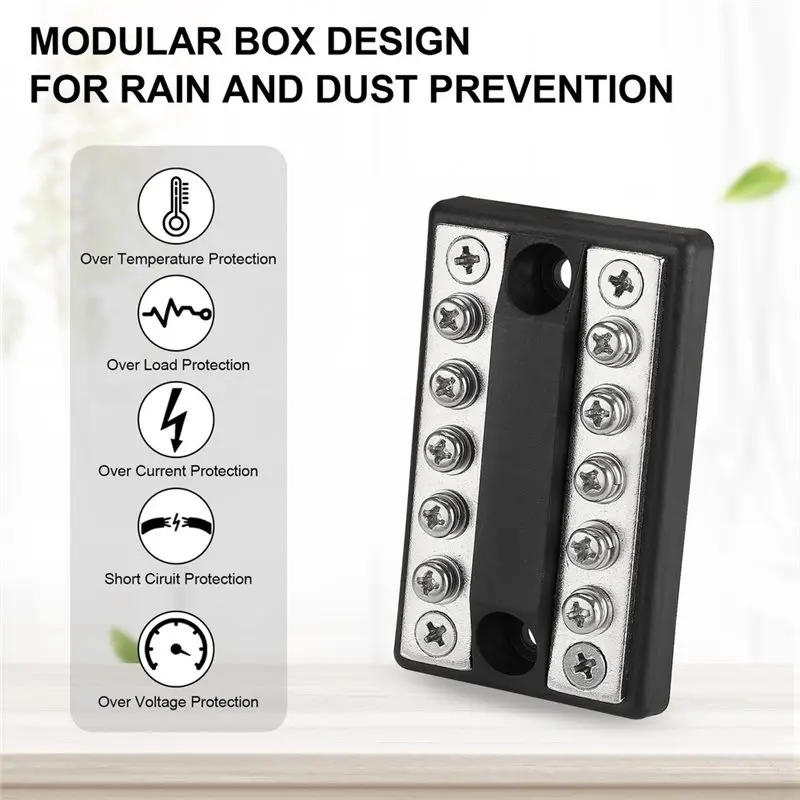 ABKP-Bus Bar Terminal Block Marine Power Distribution For RV Cars Boats Yachts Etc