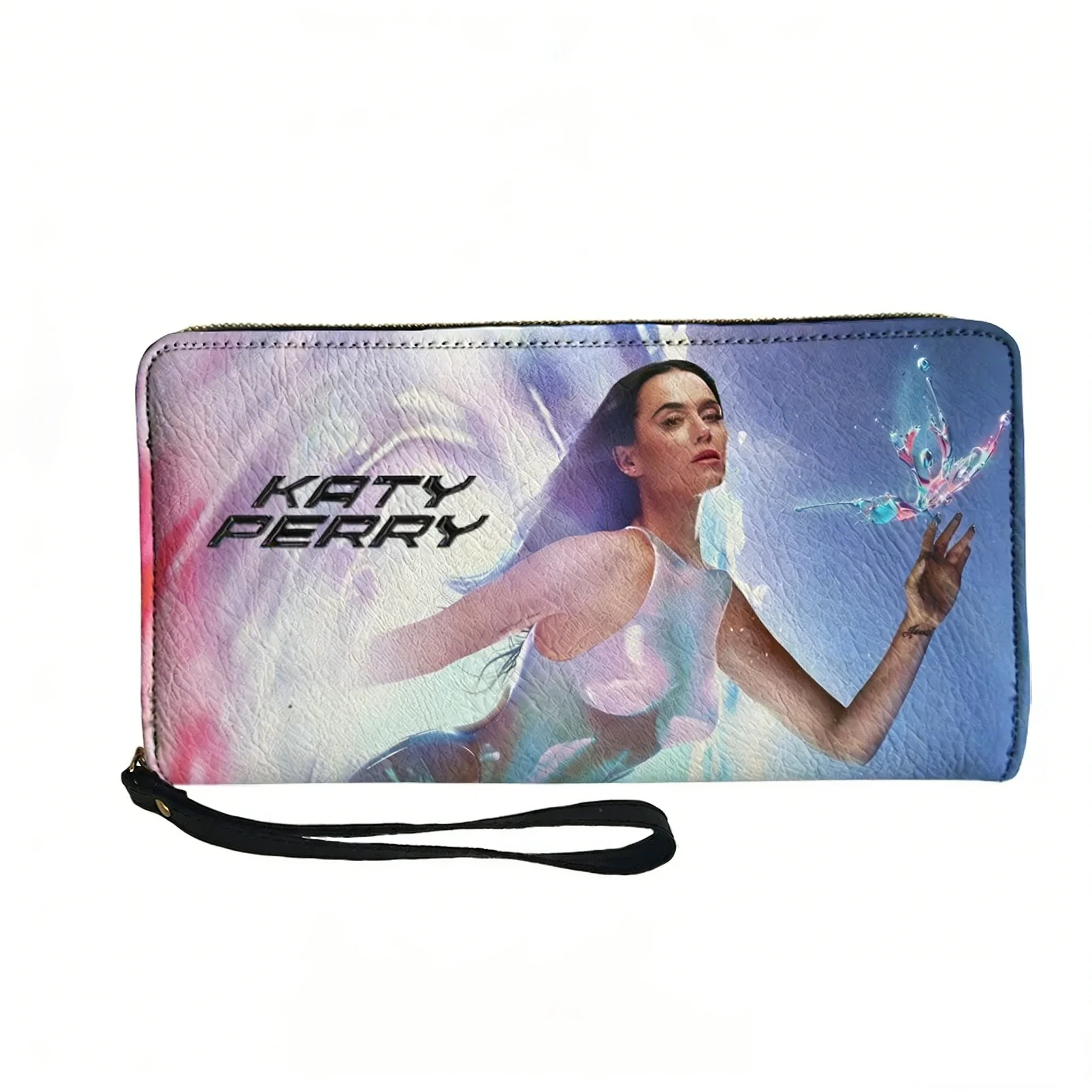 

Katy Perry Singer Кошелек на заказ Sprunki Мужские женские длинные кошельки на молнии с двойным принтом Портативный кошелек Подарочная сумка