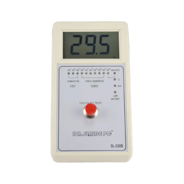 

2-молометровый тестер поверхностного сопротивления ESD, высокая изоляция/светодиодный индикатор, оптовая продажа для полупроводникового заводского тестирования