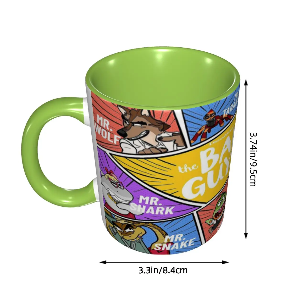 The Bad Guys Cute Mug Funny Ceramic Coffee Cups Tea Mugs Milk Cup Drinkware Gift for Friends