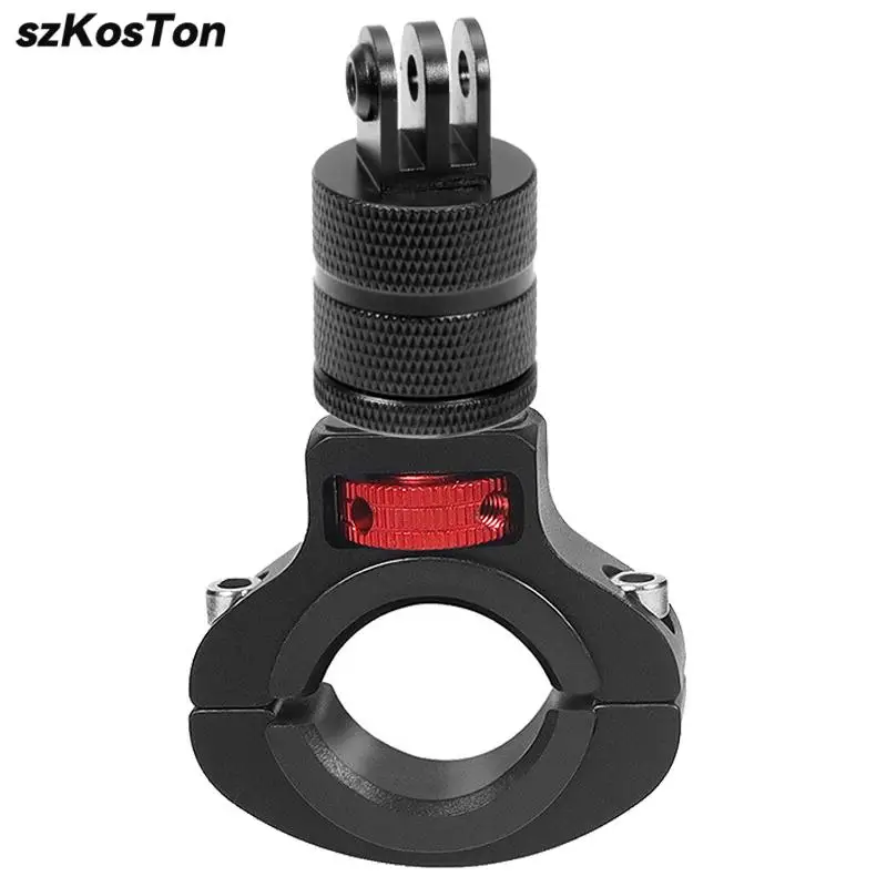 Metal Reinforced Motorcycle Bicycle Handlebar Clip Mount 1/4