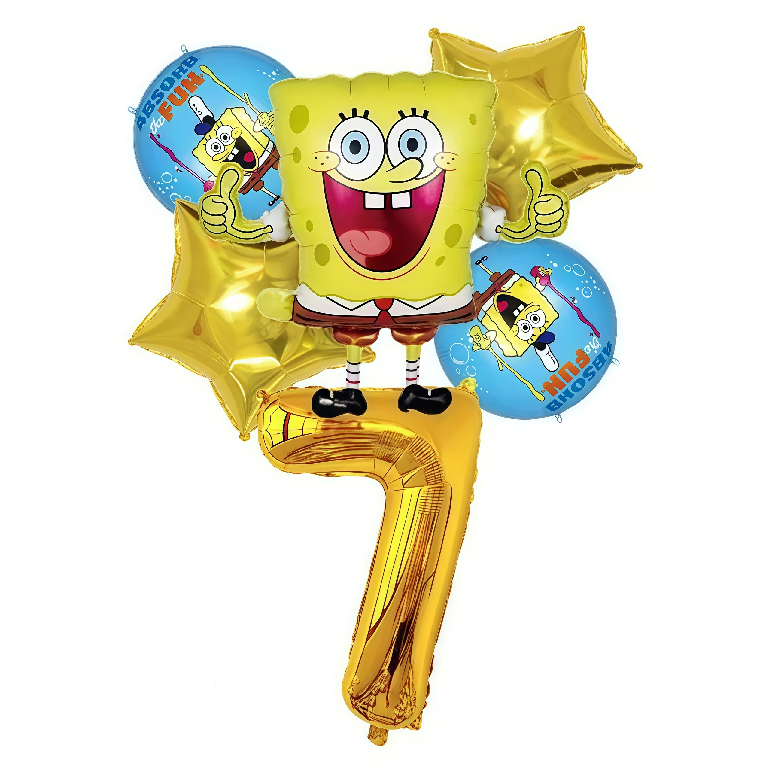 SpongeBob Geburtstagsparty Dekoration Hintergrund Tortendekoration Becher Ballons für Kinderparty Gastgeschenk Babyparty Zubehör – Detail 39