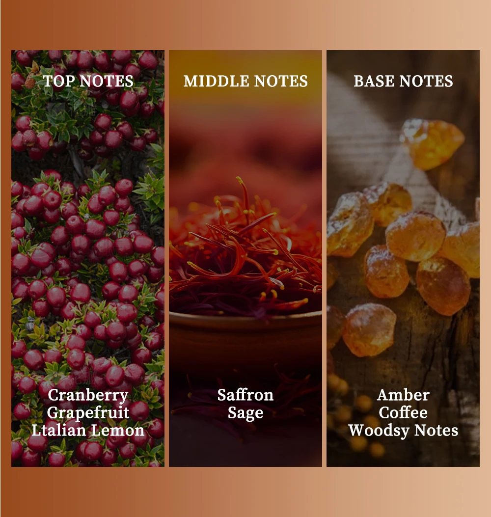 RED CHARM Eau de Parfum Spray 3.4 Ounce / 100 Ml Multi-Layered Fragrance Aromatic Fragrance for Men Men's EDP Perfumes Fruit view 2