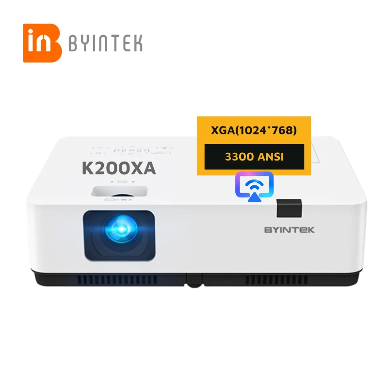 ZXY BYINTEK Cloud K200XA Wireless Android Business Projector 3LCD High Lumens Laser Projector for Office Education Use