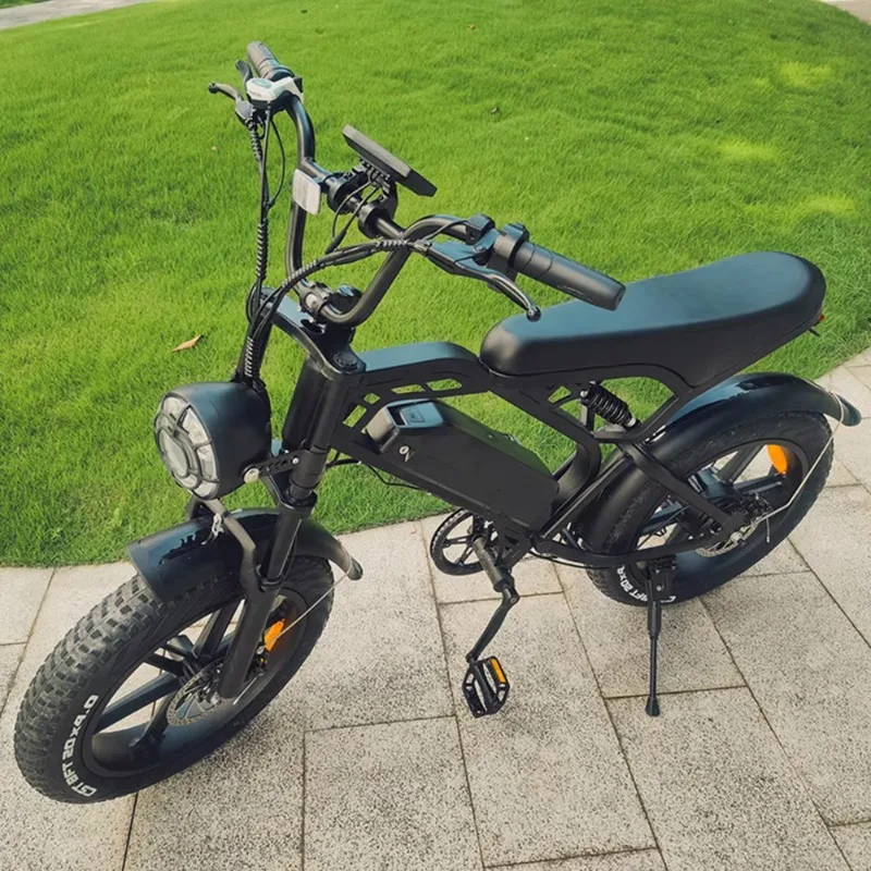 

V20 20 inch 48V 36v tire city electric bicycle folding electric cycle double hydraulic brake