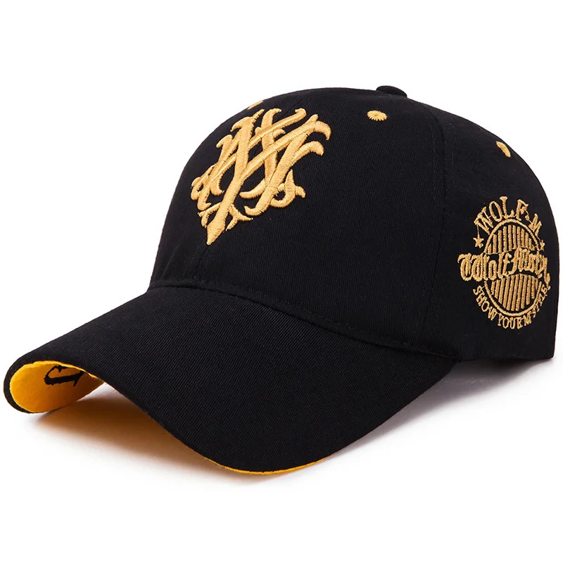 Totem Embroidered Baseball Cap Fashion Men Women Caps Spring And Summer Snapback Hip Hop Hat Adjustable Flame Sun Shading Hats