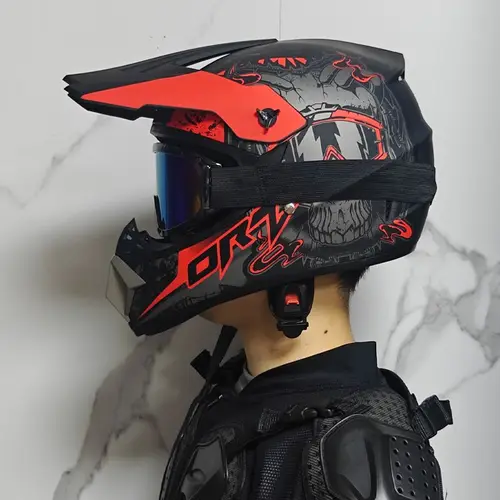 Imagen 2 del producto 905-Casco todoterreno para bicicleta de montaña, casco para bicicleta eléctrica para las cuatro estaciones, casco de rally para hombre, reducción de velocidad de montaña