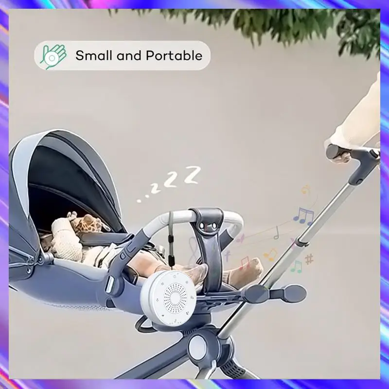

Quality Sleep White Noise Portable Sound Machine For Adults Kids Baby, With 30 Soothing Sounds,5 Color Night Light,3 Timer