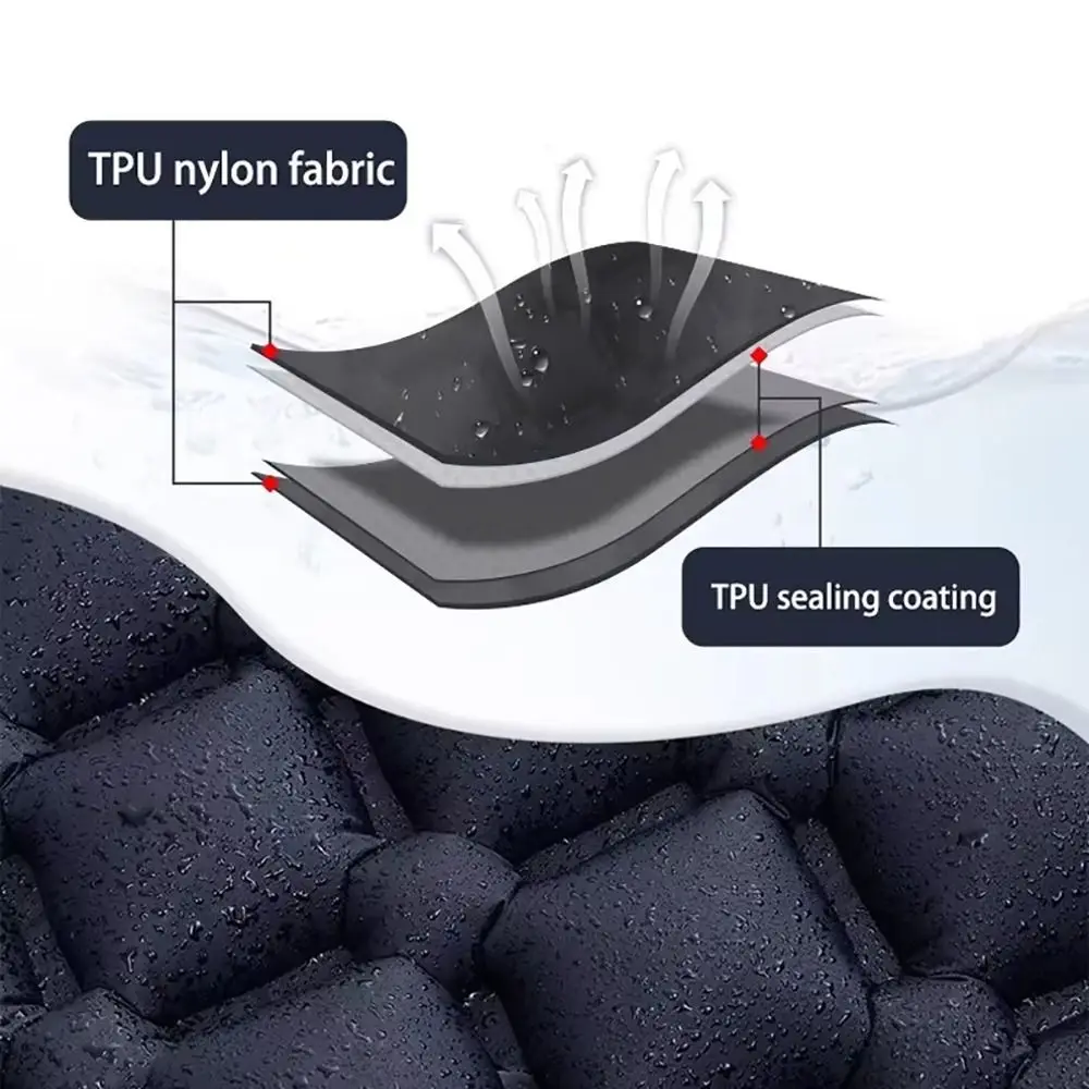 

1Pcs New LT-88 Camping Air Mattress TPU Single Foot Strap Pillow Ultra Lightweight Moisture Resistant Tent Sleeping Mat