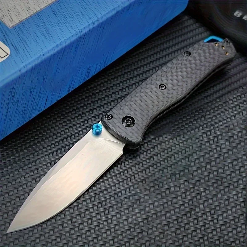 High Quality BM533 Folding Pocket Knife S90V Blade Carbon Fiber Handle Mini Outdoor Hiking Camping Kitchen Tool Multi Tool Knife