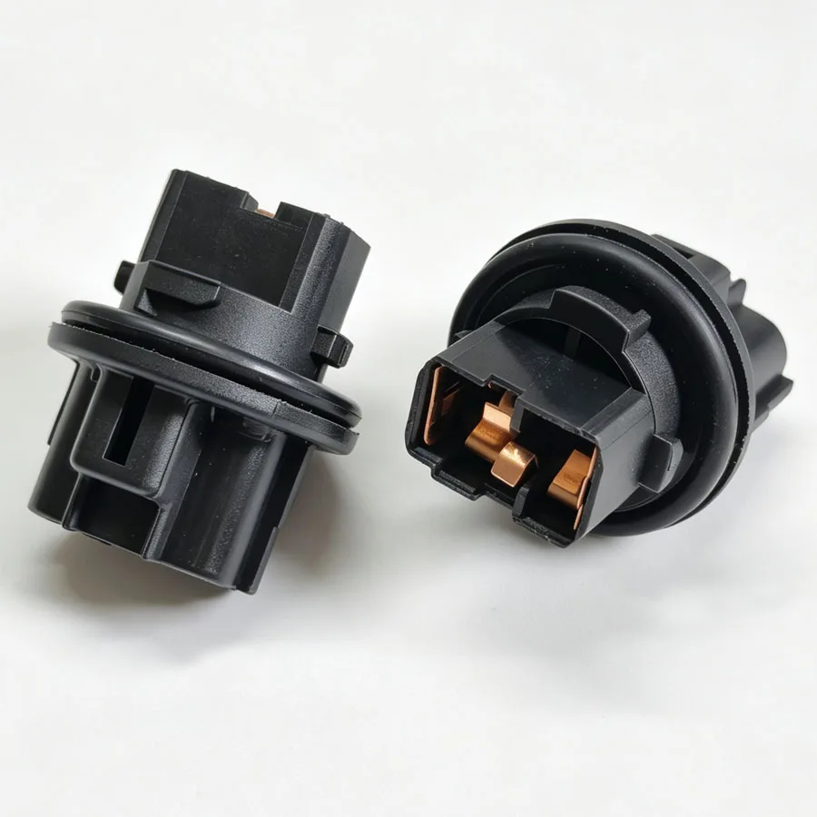 2Pcs 81128-06470 T20 Bulbs Socket For Toyota Camry Corolla Highlander Tacoma Tundra Front Turn Signal &Side Marker Lights Holder