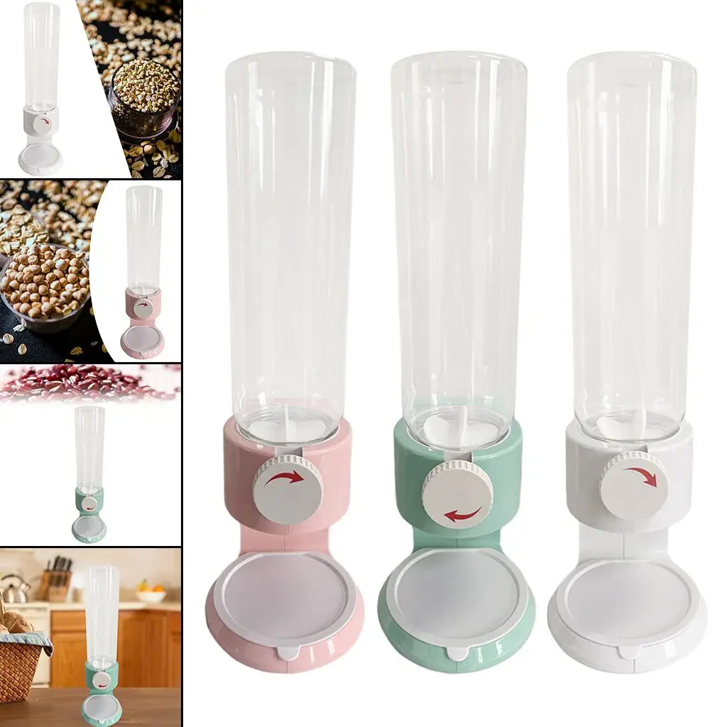 Multifunctional Plastic Cereal Food Dispenser Container Candy Nuts Coffee