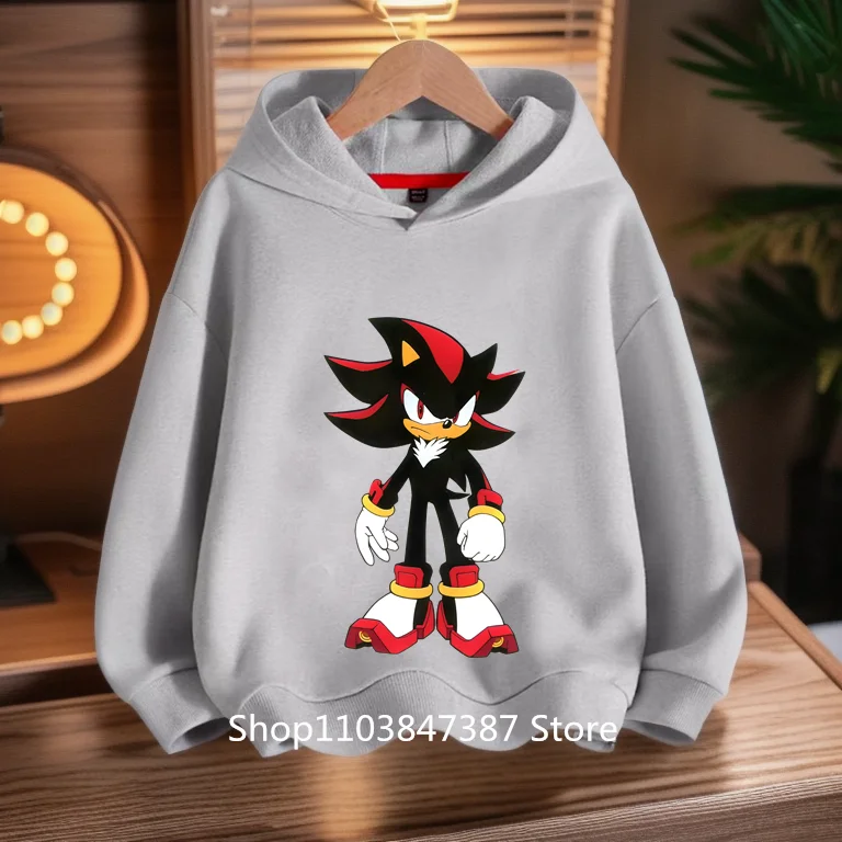 Vêtements pour enfants bébé garçon vêtements Sonic sweats à capuche enfants automne dessin animé Super Sonic garçons sweats à capuche Costume