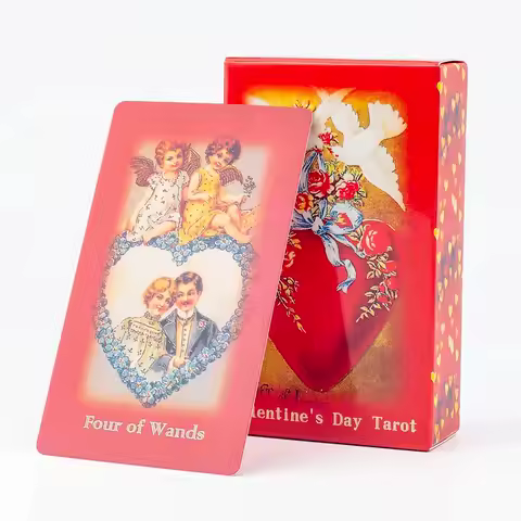 Valentine'S Day Tarot Card Deck Magic Arts Love Deck Amazing Lovers Oracle Cards Tabletop Cards Of Group Games
