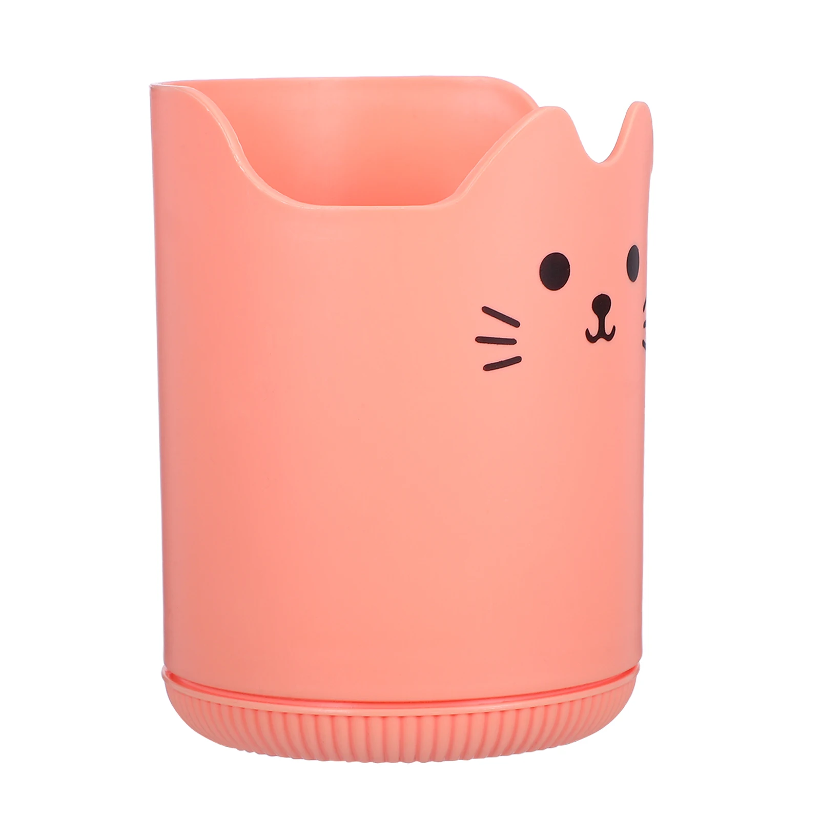 

Desktop Cartoon Pen Holder Cute Pencil for Storage Bathroom Decor Pink Office Accessories Makeup Brush Student