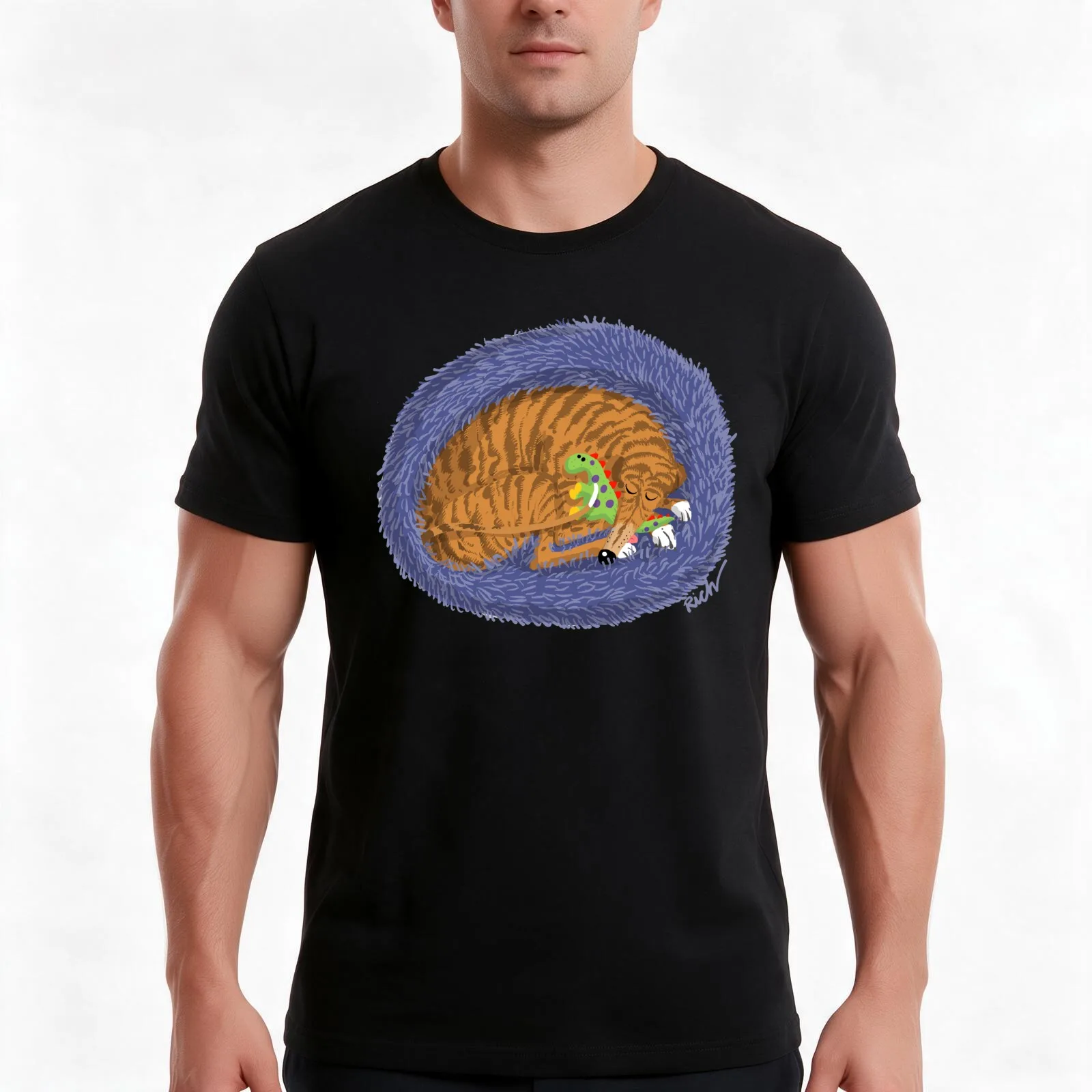 Snoozin' with a Dinosaur T-Shirt Summer Casual Cotton Tee Oversized Streetwear Tops Vintage Graphic Print Unisex Men Women