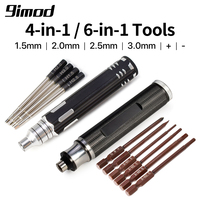 9IMOD RC Hex Driver Set 4-in-1 6-in-1 Magnetic Hex Allen Screwdriver Kit 1.5mm 2.0mm 2.5mm 3.0mm RC Repair Tools