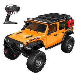 R1011 Wilderness 4WD RC Rock Crawler by HB Toys 2.4G Full Proportional 4X4 1/10 Scale Red Blue Yellow Gray with 6000mAh Battery