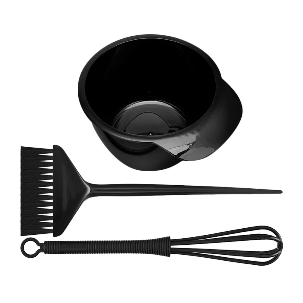 

1Set Stylish Durable Hair Dye Tool Set Salon Brush Bowl Stirring Stick Easy DIY Coloring Hair Dye Bowl and Brush