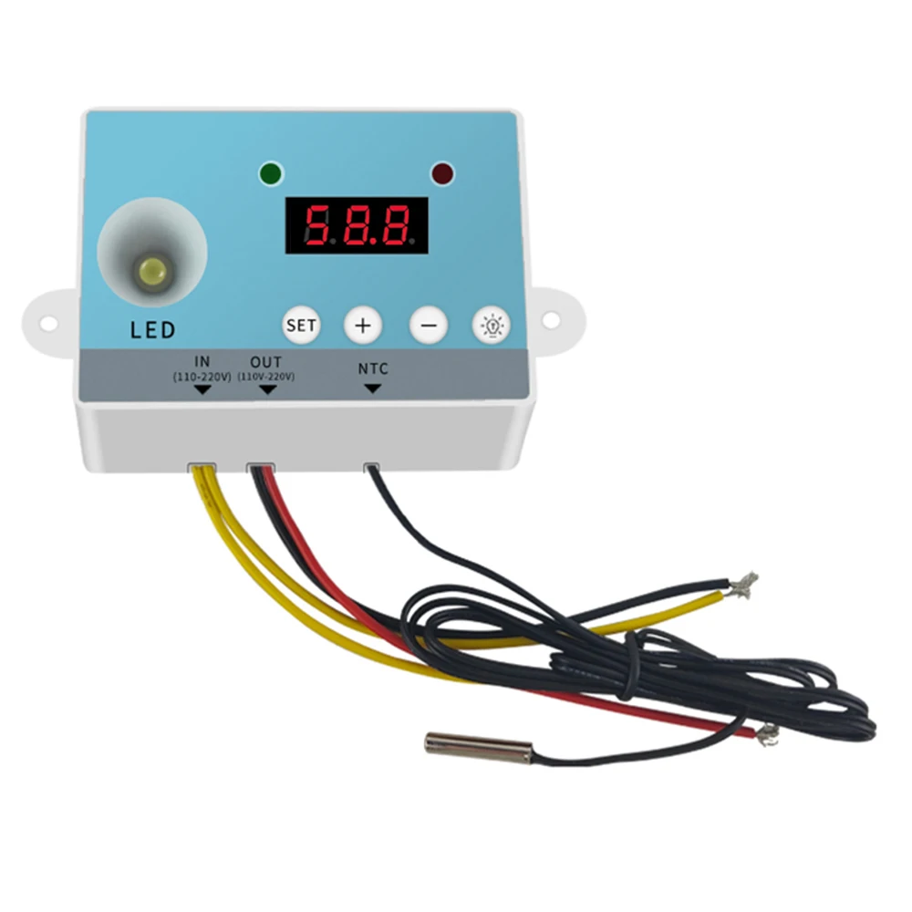 지능형 LED 디지털 디스플레이 완전 자동 온도 컨트롤러, 인큐베이터 AC 110-220V 온도조절기 스위치