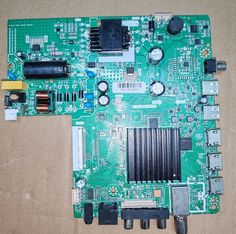 

S.T.CS2560P739 4K wifi Smart network TV motherboard, tested well, physical photo