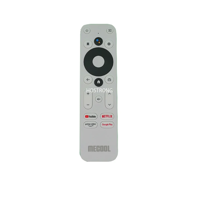 TVボックス用のオリジナルの非ユニバーサルMecoolリモコン,km2音声,bt,netflixs,プライムビデオ,Google Play,工場出荷時