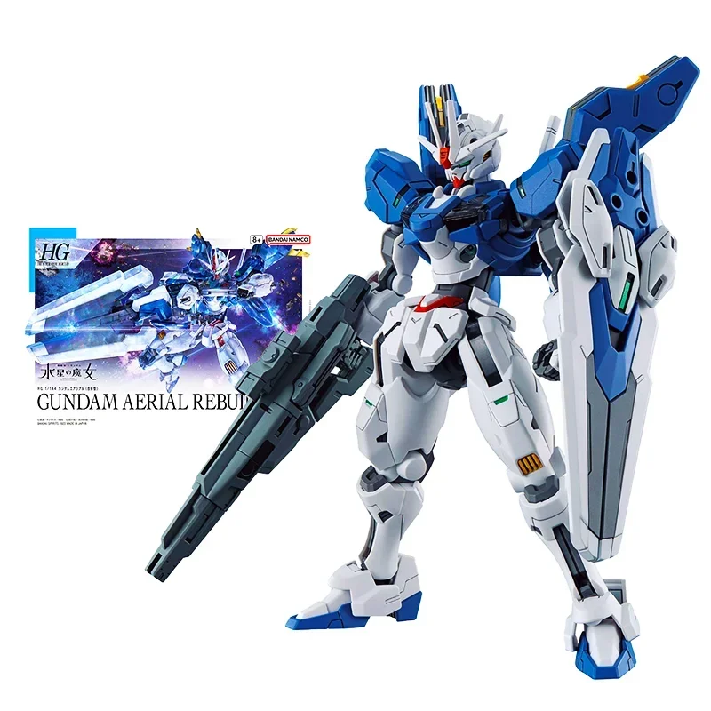 متوفر في المخزون بانداي HG 1/144 جاندام إعادة بناء الجوي Bugur-beu الساحرة من ميركوري جاندام Gunpla أطقم منمذجة أصلية #6