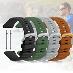 BERNY 22mm Quick Release Watch Strap Silicone Watchband Soft Wristwatch Bracelet High Quality Sport Rubber Watch Accessories