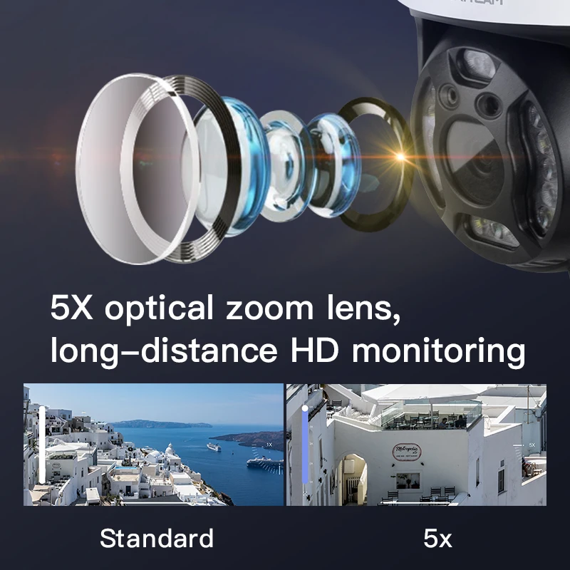 Vstarcam New Outdoor Security Protection Wireless 5MP 2.7KHD 5X IP Camera Waterproof IR Color Night Two Way Smart Home Phone App