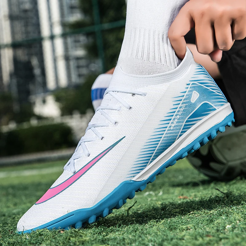 

Men Football Shoes Professional Society Cleats Field Soccer Shoes Women TF/FG Non Slip Sneaker Original Unisex Football Boots