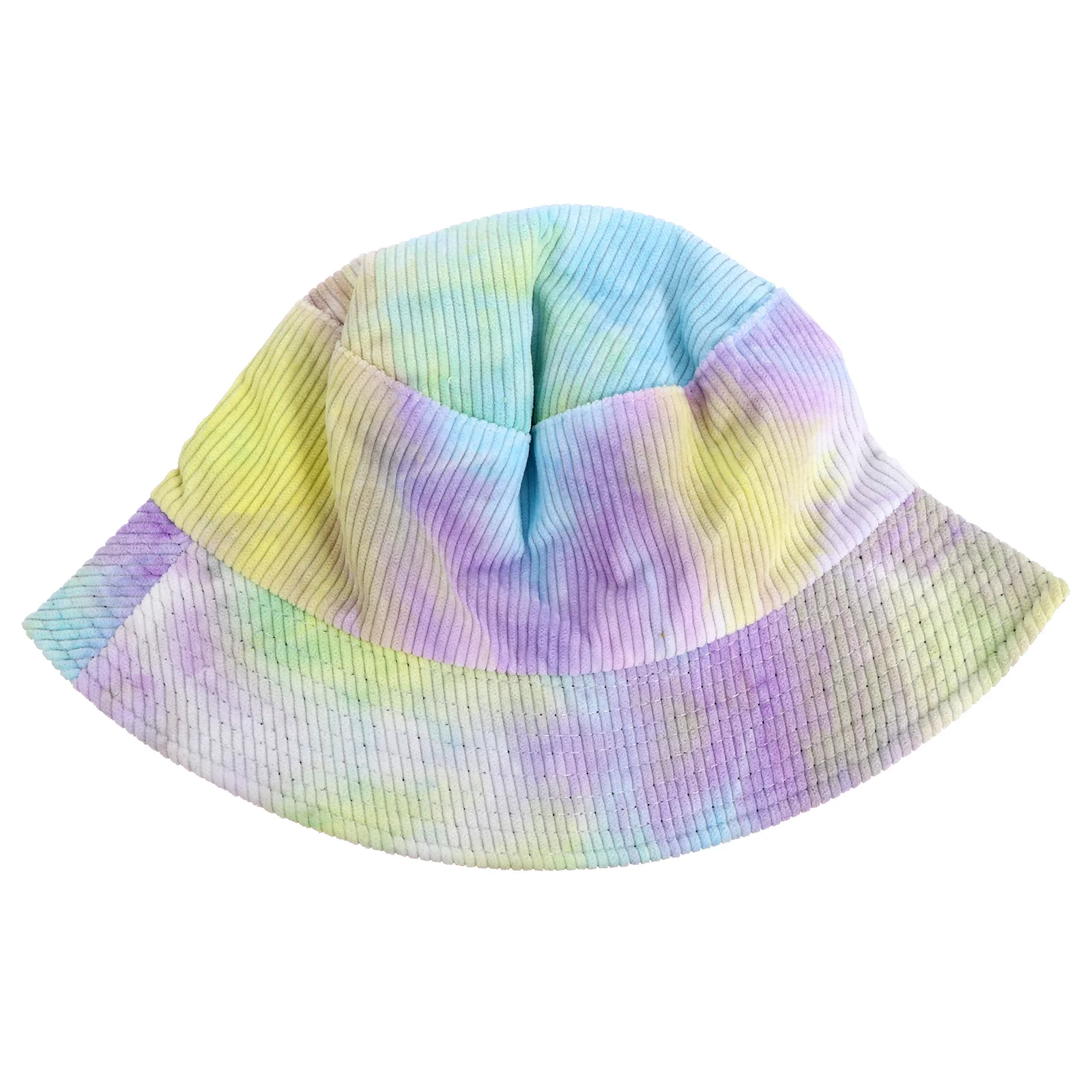 

1Pcs Outdoor Fisherman Hat Corduroy Tie-Dye Wide Brim Summer Sun Protection Sunblocking Cap Summer Sun Hat Protection Cap