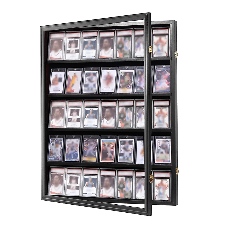 The Ultimate Sports Card Display Wall for Graded Collectibles  My  Real-World Experience with the Wooden