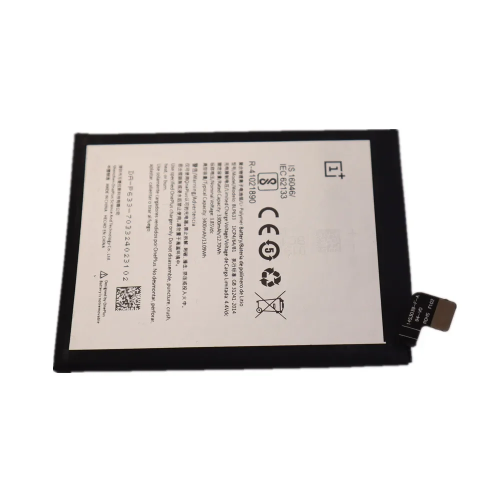 2024 1+ Original Battery BLP633 For Oneplus 3T One plus 3T A3010 3400mAh Mobile Phone Battery Bateria Fast Deliver + Tools