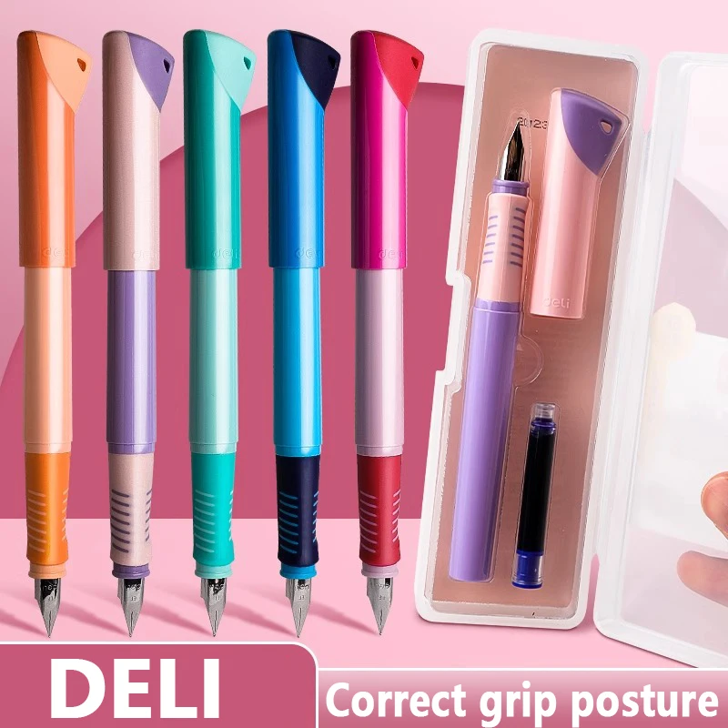 ديلي تصحيح الموقف قلم حبر بلاستيكي عالي الجودة قابل للمسح أكياس الحبر الأزرق القرطاسية مكتب اللوازم المدرسية الكتابة هدية #2