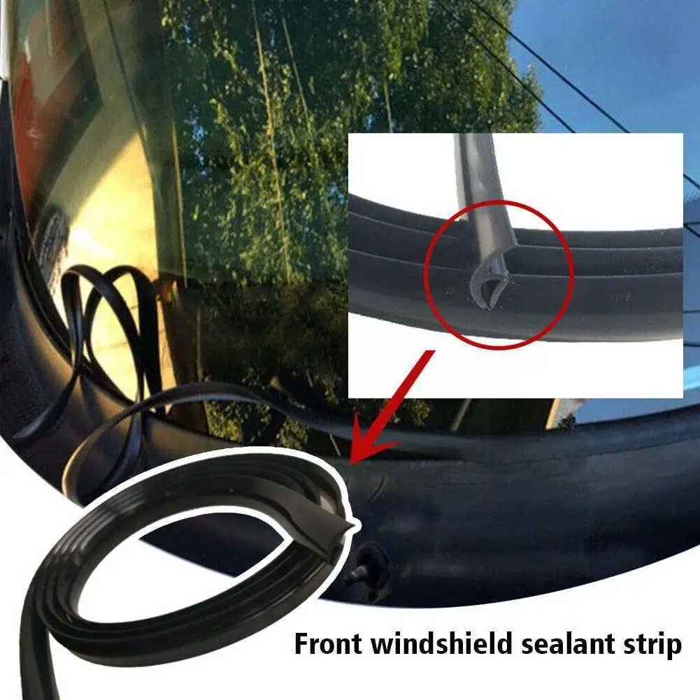 Type H Car Front Windshield Seals Rubber Rear Window Weatherstrip Sunroof Seal Strip Trim Moulding Sealing For BMW E46 E60 Z3L0