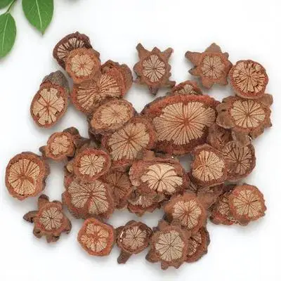 

1Pack Natural Wooden Chip Wreath DIY Craft Home Decoration Rustic Wooden Slice Supplies Decorative Accessory