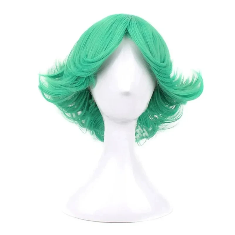 

x,3;f\6;h/NewAnime One Punch Man Saitama 31TM Senritsu No Tatsumaki Cosplay Costume Halloween Japanese Black Dress Wig6;j'3\y,8/