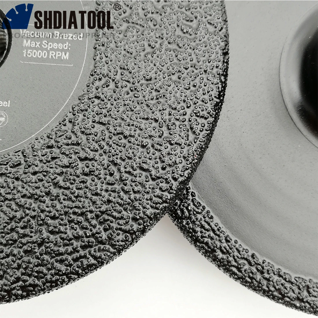 SHDIATOOL 1Pc Dia100mm M14 Vacuum Brazed Flat Grinding Wheel 4Inch Grinder Disc For Granite Marble Artificial Stone