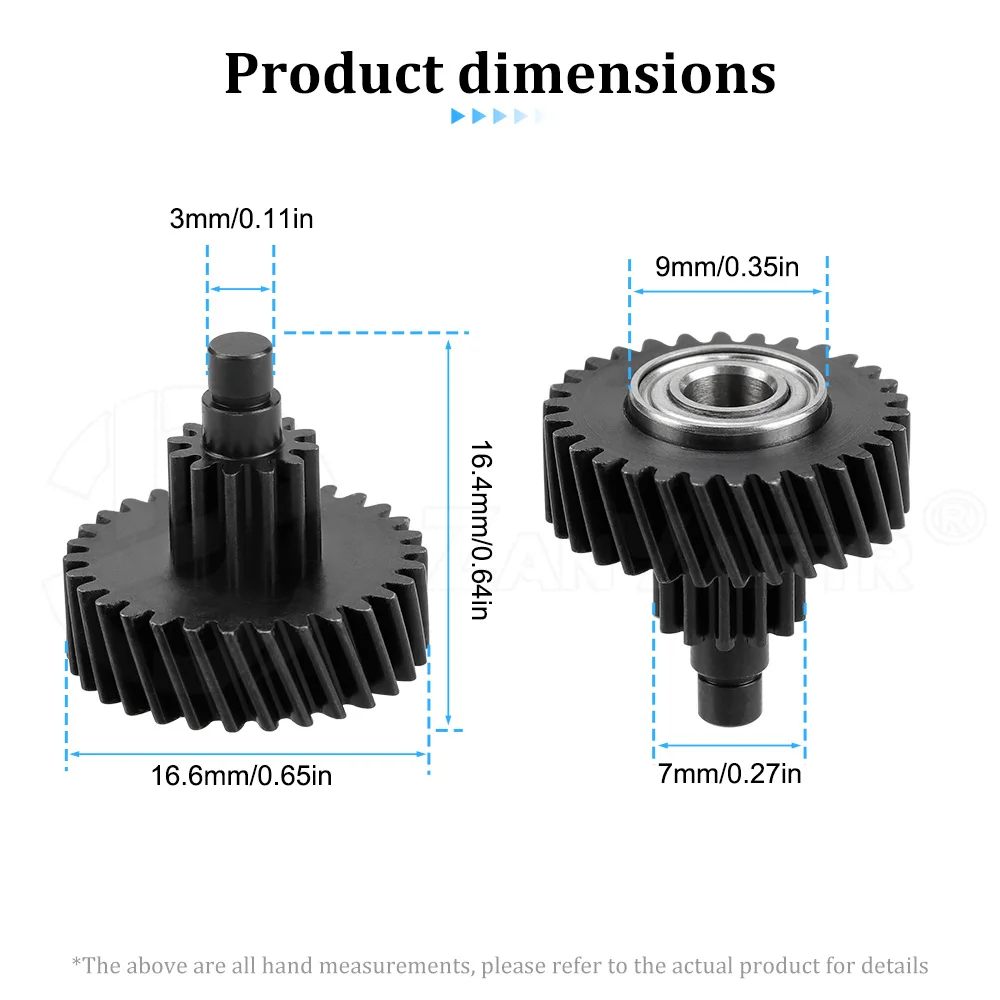 Premium For Creality K2 Full Metal Gear Spare Part High Strength Long Service Life Compatible with K2 Pro K2 Plus 3D Printers