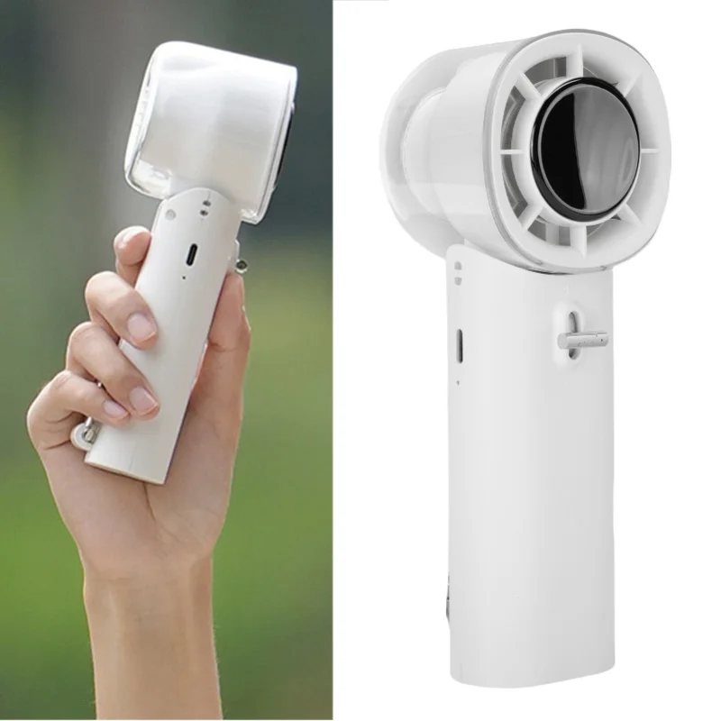Portable Handheld Fan Quiet 3600mAh Rechargeable Battery Operated 128 Speed Personal Mini Travel Fan For Camping Beach Outdoor