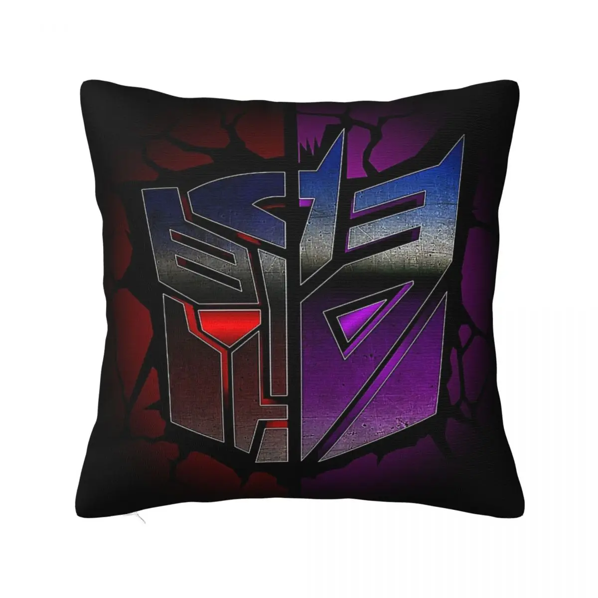 Transformers White Square pillow