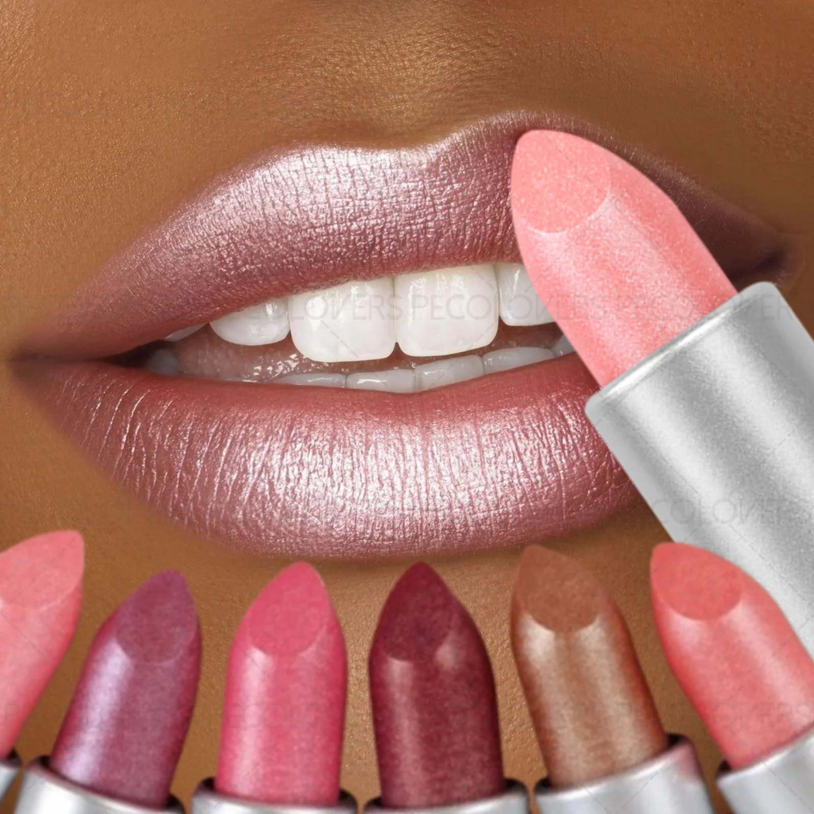 قطعة واحدة من اللؤلؤ اللامع، ظلال مختلفة، نسيج كريمي، كوب غير لاصق، أحمر شفاه متألق، مناسب لعيد الميلاد، مكياج الهالوين