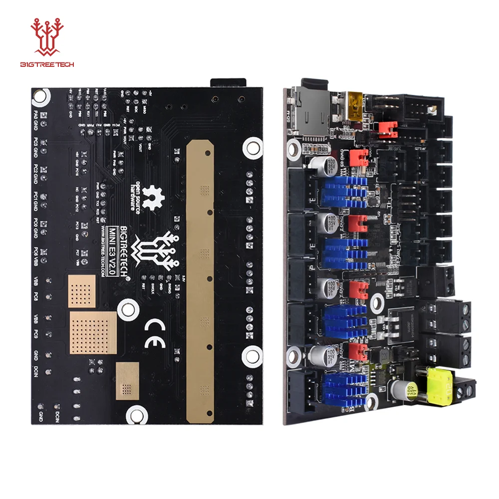 Placa BIGTREETECH SKR MINI E3 V2.0 de 32 bits integrada TMC2209, interfaz de doble eje Z, actualización para Ender3 Ender5 CR10 VS SKR V1.4