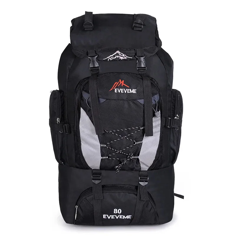 80L Men's Unisex Waterproof Backpack Travel Sports Bag Pack Outdoor Hiking Climbing Camping Rucksack For Male Women Female