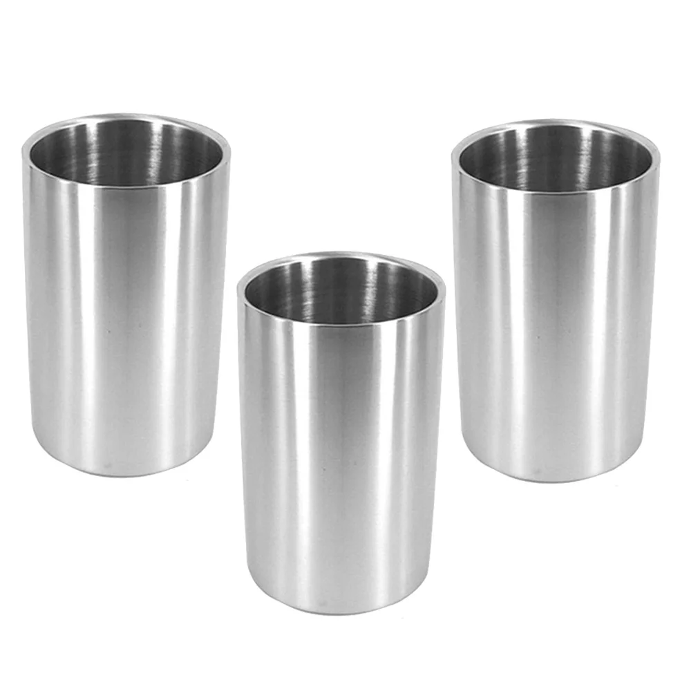 

AB08-3 ведро для охладителя вина, ведро для охлаждения с двойными стенками из нержавеющей стали, изолированное ведро для льда для шампанского и пива