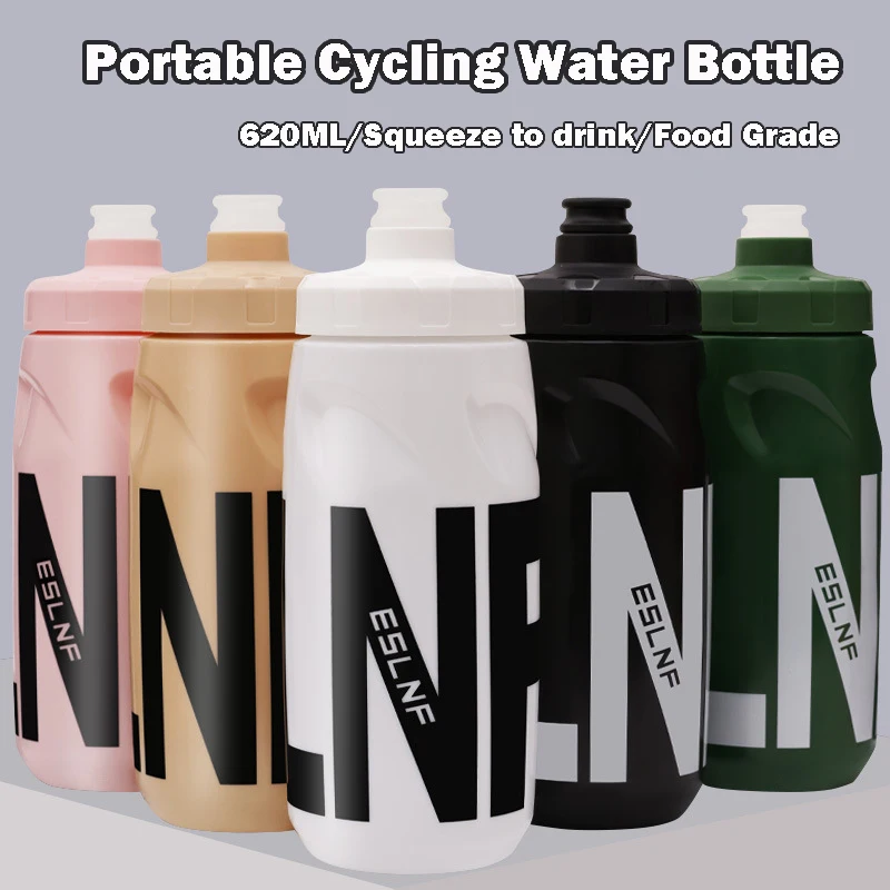 AliExpress ESLNF Portable 620ML Water Bottle Ultralight Road Bicycle Bottle PP5 Food Grade Sports Running Water Bottle Bike Accessories