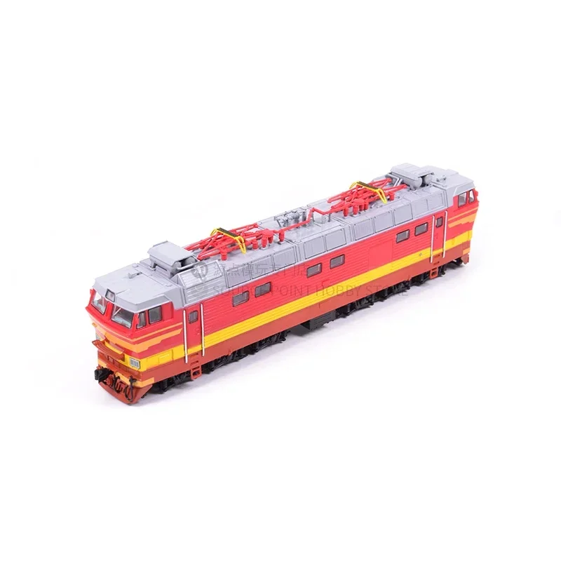 Original 1:87 Plastic USSR Passenger Electric Locomotive CHS4T Collectible Model Authentic Belarus Train Model JLKN003